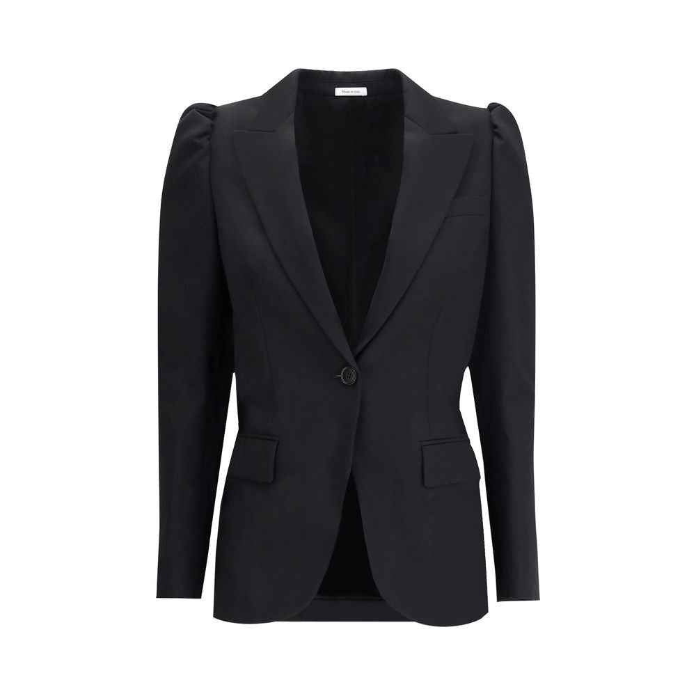 Alexander McQueen Black single-breasted jacket