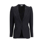 Alexander McQueen Black single-breasted jacket