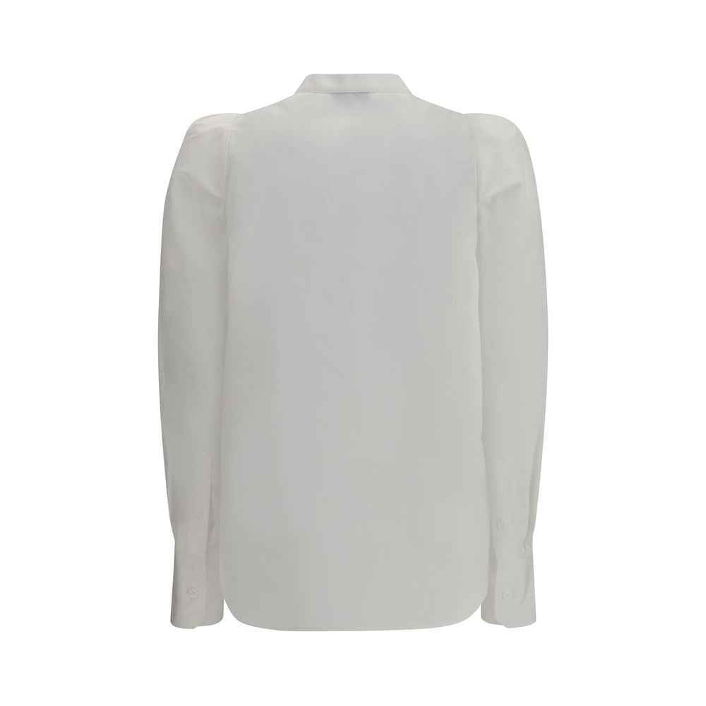 Alexander McQueen White Shirt with mandarin collar