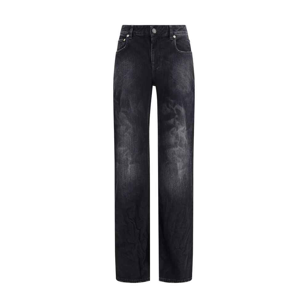 Balenciaga Wide-leg Cotton Jeans
