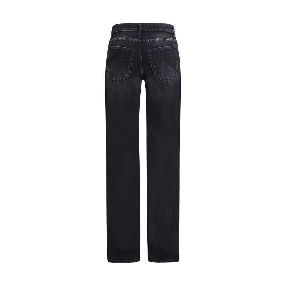 Balenciaga Wide-leg Cotton Jeans