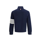 Thom Browne Blue Fleece Wool Sweatshirt
