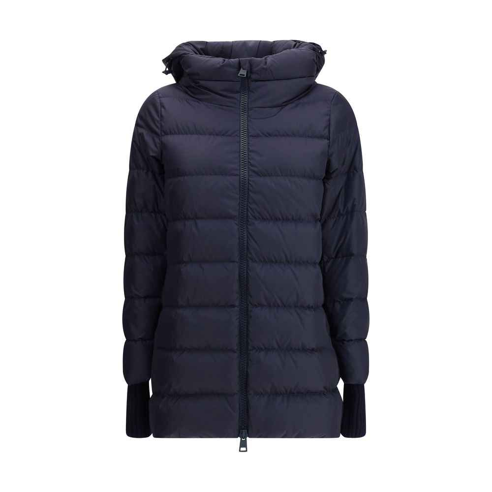 Herno Hooded Down Jacket in dark blue