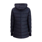 Herno Hooded Down Jacket in dark blue