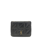 Saint Laurent Black Lamb Ovis Aries Aries Shoulder Bag