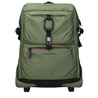 Piquadro Green Fabric Luggage And Travel