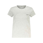 Pepe Jeans Gray Cotton Women T-Shirt