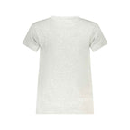 Pepe Jeans Gray Cotton Women T-Shirt