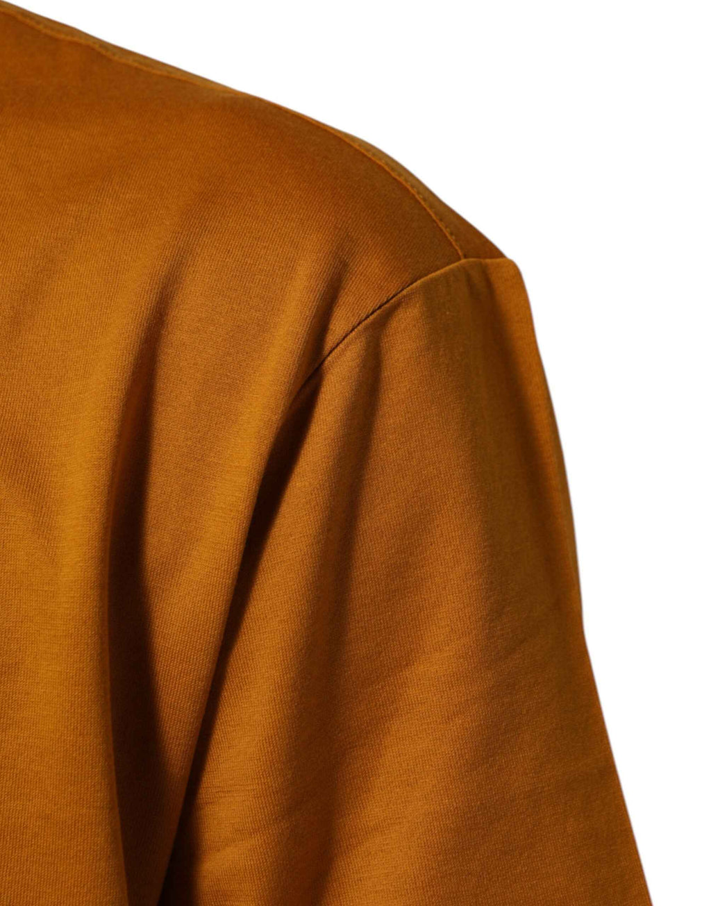 Dolce & Gabbana Golden Brown Crew Neck Short Sleeve T-shirt