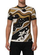 Dolce & Gabbana Multicolor Millennials Star CrewNeck T-shirt