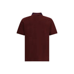 Alexander McQueen Bordeaux Cotton Polo Shirt