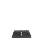 Gabriela Hearst Black Calf Leather Bos Taurus Clutch Bag