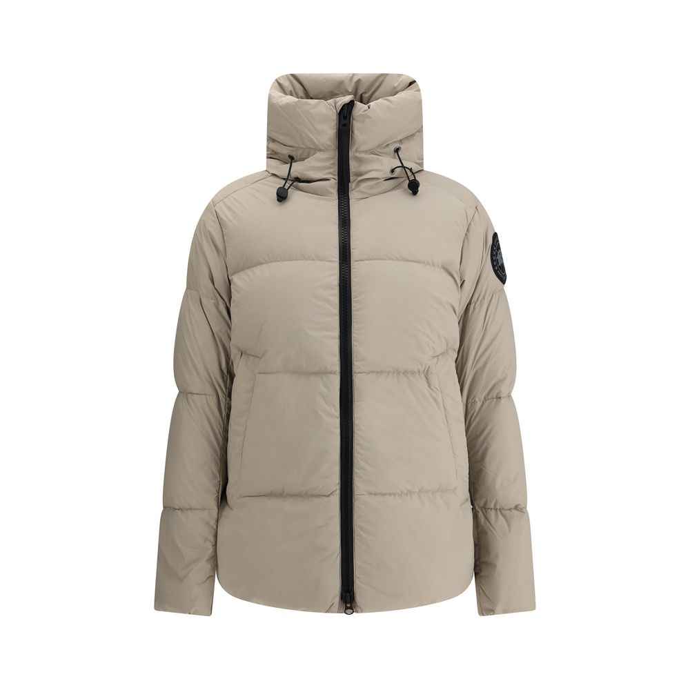 Canada Goose Black Nylon Crofton Puffer matte