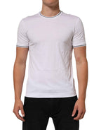Dolce & Gabbana White Short Sleeves Round Neck Men Underwear T-shirt
