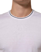 Dolce & Gabbana White Short Sleeves Round Neck Men Underwear T-shirt
