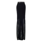 Tom Ford Black Viscose Long Skirt