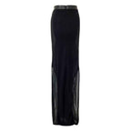 Tom Ford Black Viscose Skirt