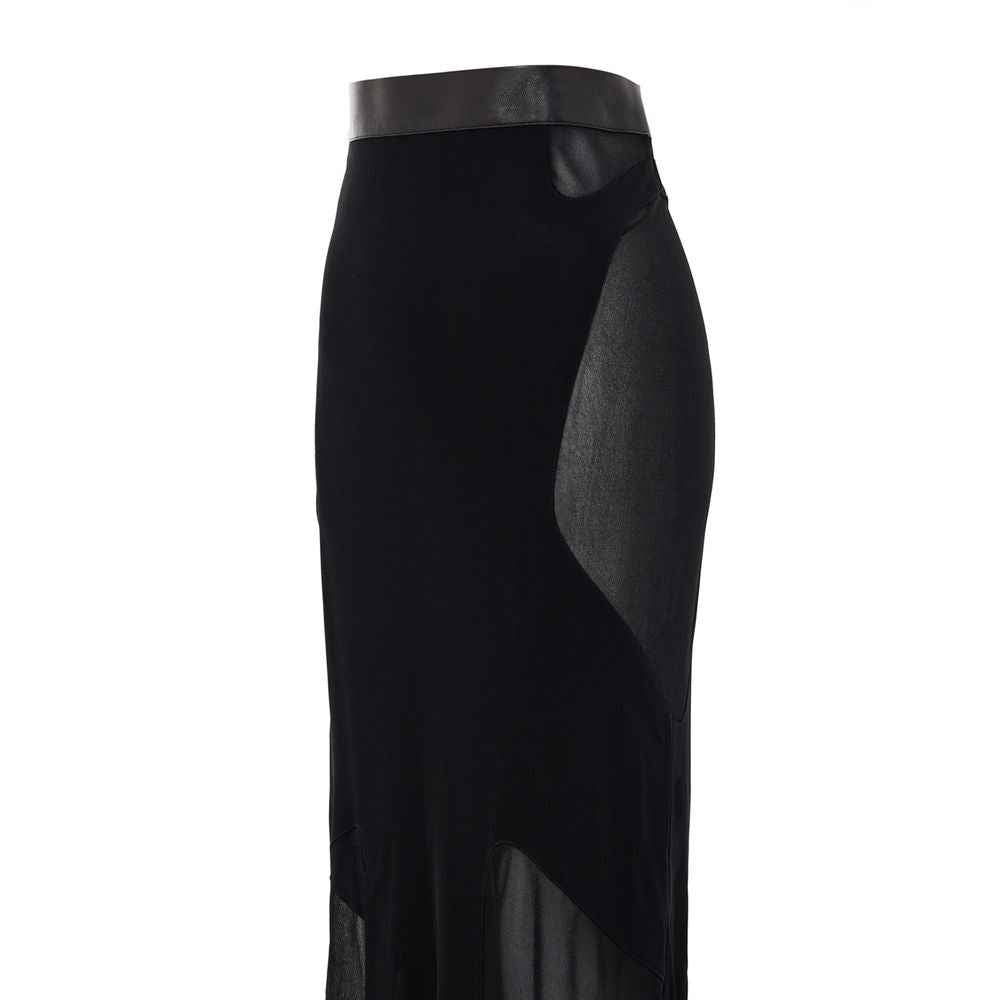 Tom Ford Black Viscose Skirt