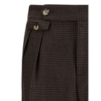 Brunello Cucinelli Brown Wool Two-Piece Suit