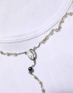 Dolce & Gabbana White Cotton Chain Necklace Tank Top T-shirt
