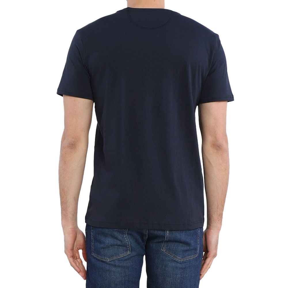 La Martina Blue Cotton T-Shirt
