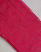 Dolce & Gabbana Fuchsia Nylon Logo Lace Leggings Pants Underwear