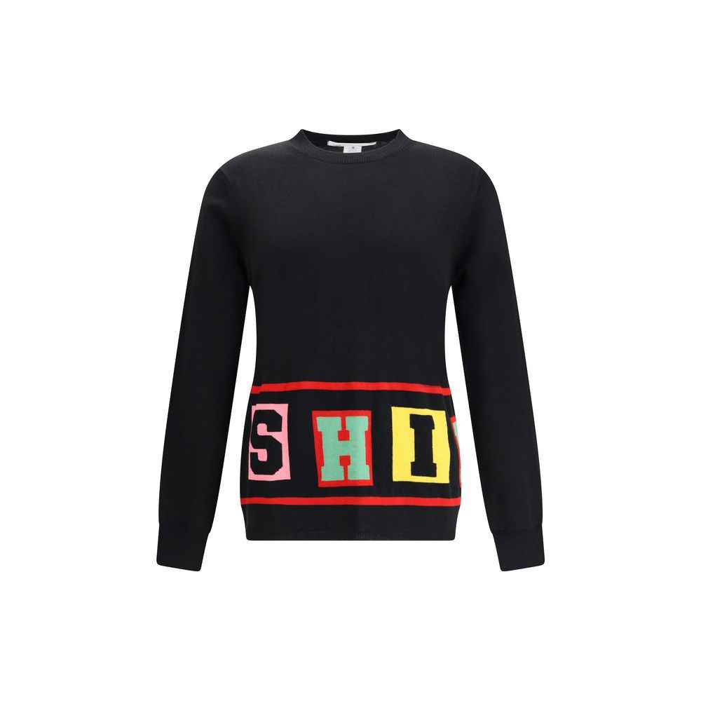Comme Des Garçons Crewneck Sweater with colorful lettering