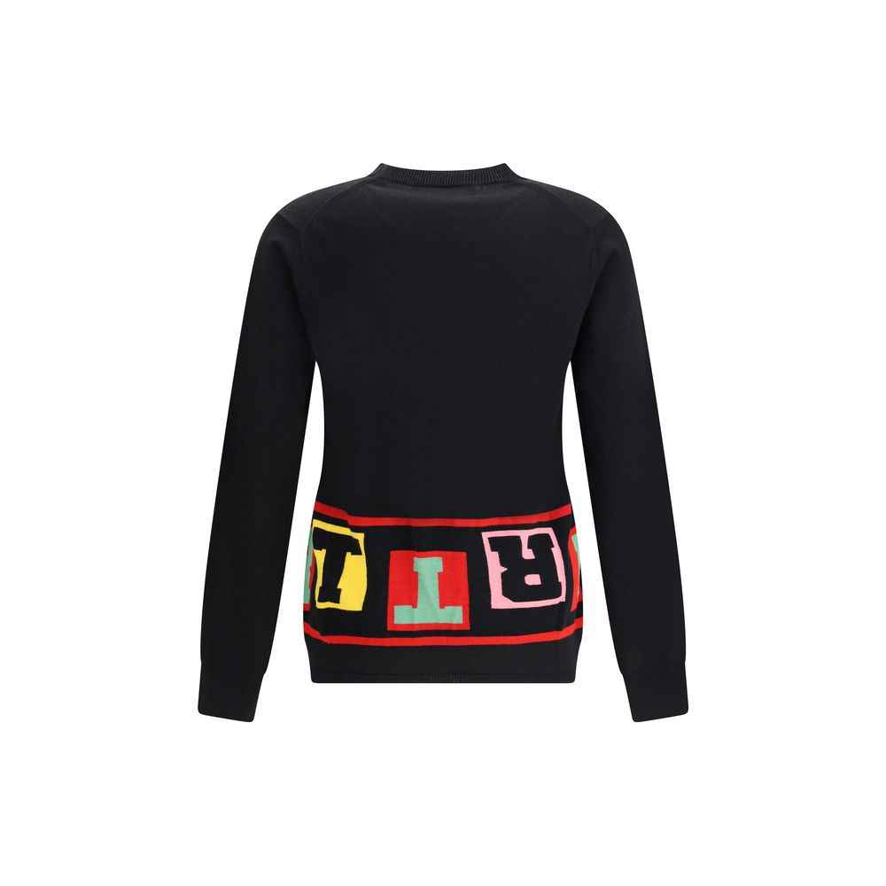 Comme Des Garçons Crewneck Sweater with colorful lettering