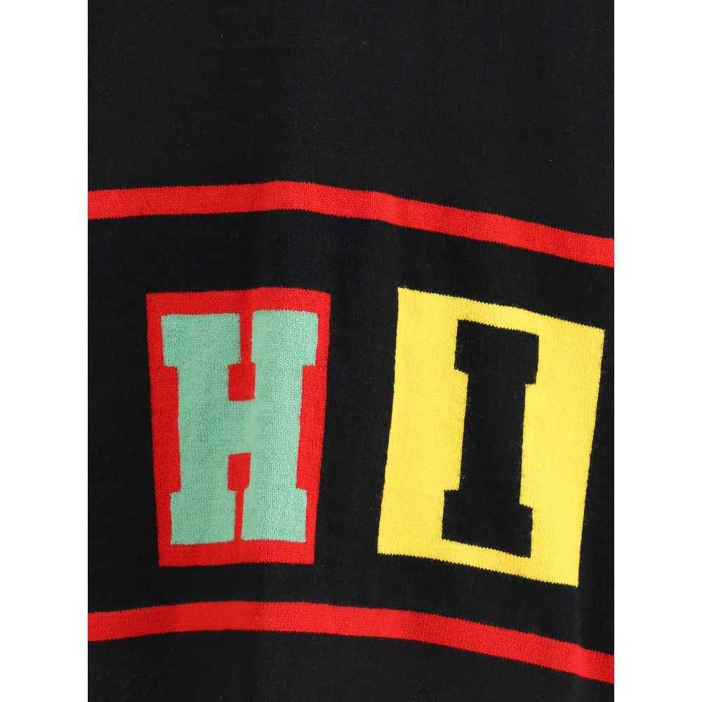 Comme Des Garçons Crewneck Sweater with colorful lettering