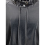 MM6 Black Polyester Bomber