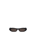 Saint Laurent Black Acetate Sunglasses