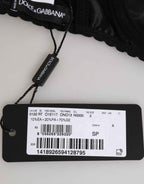 Dolce & Gabbana Black Silk Underwired Balconette Bra Underwear