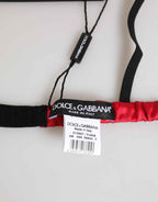 Dolce & Gabbana Red Silk Satin Triangle Soft Cup Br Underwear