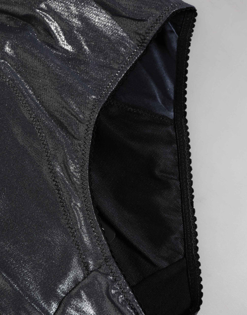 Dolce & Gabbana Gray Silk Stretch Slip Girdle Panty Underwear