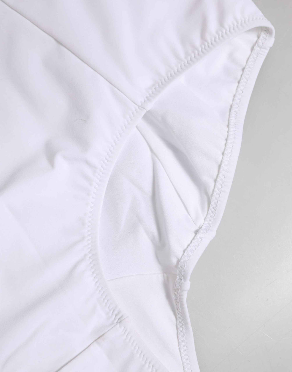 Dolce & Gabbana White Nylon Logo Waistband Coulotte Underwear