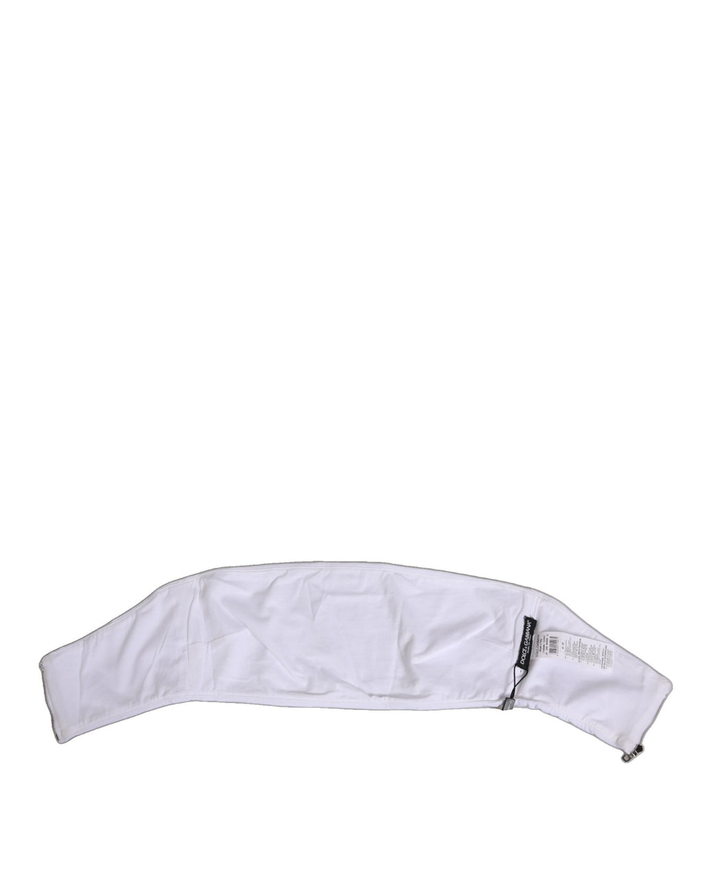 Dolce & Gabbana White Nylon Strapless Corset Top Underwear