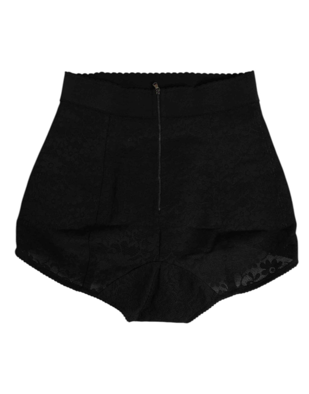 Dolce & Gabbana Black Nylon High Waist Short Panty Underwear