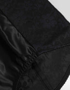 Dolce & Gabbana Black Nylon High Waist Short Panty Underwear