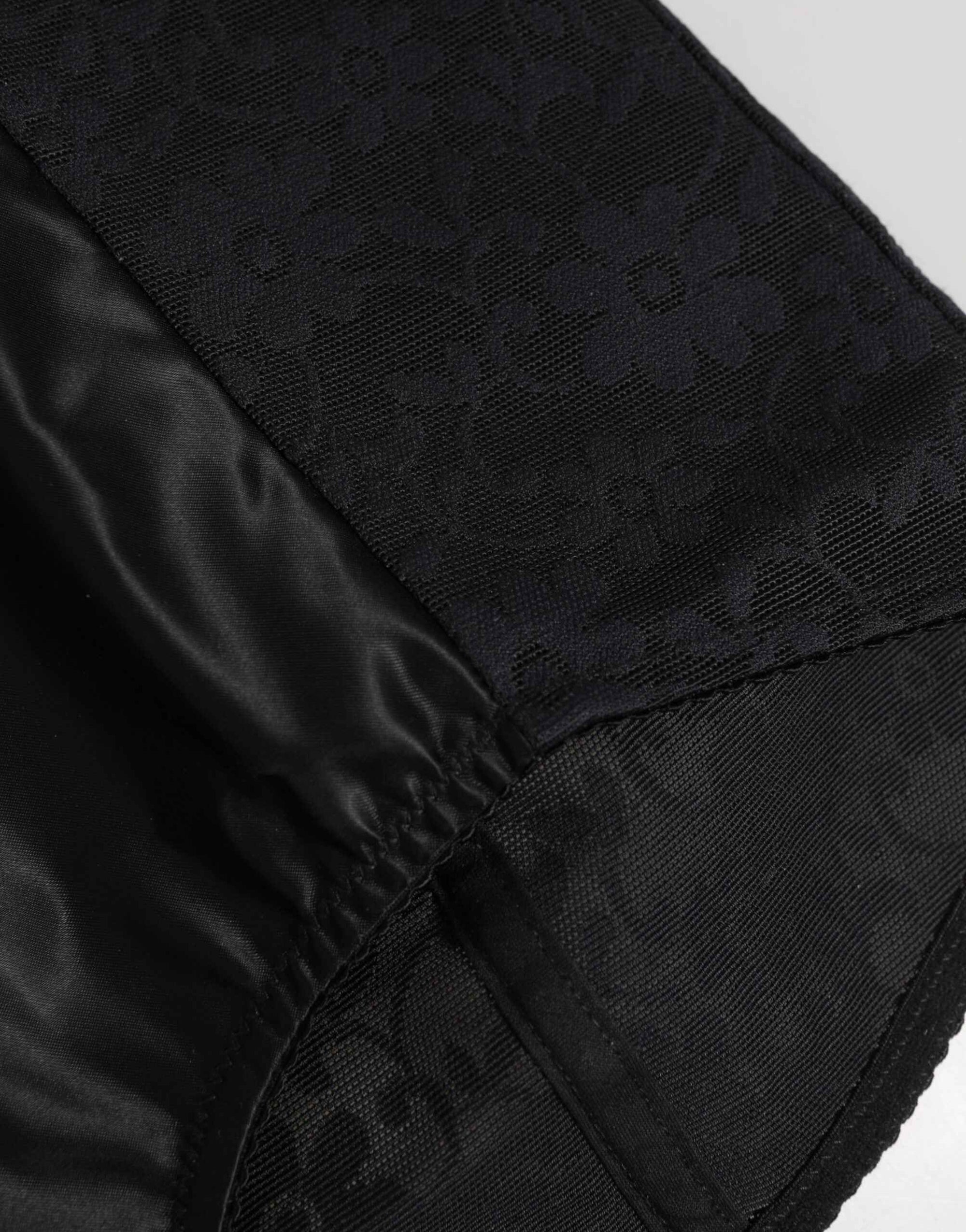 Dolce & Gabbana Black Nylon High Waist Short Panty Underwear