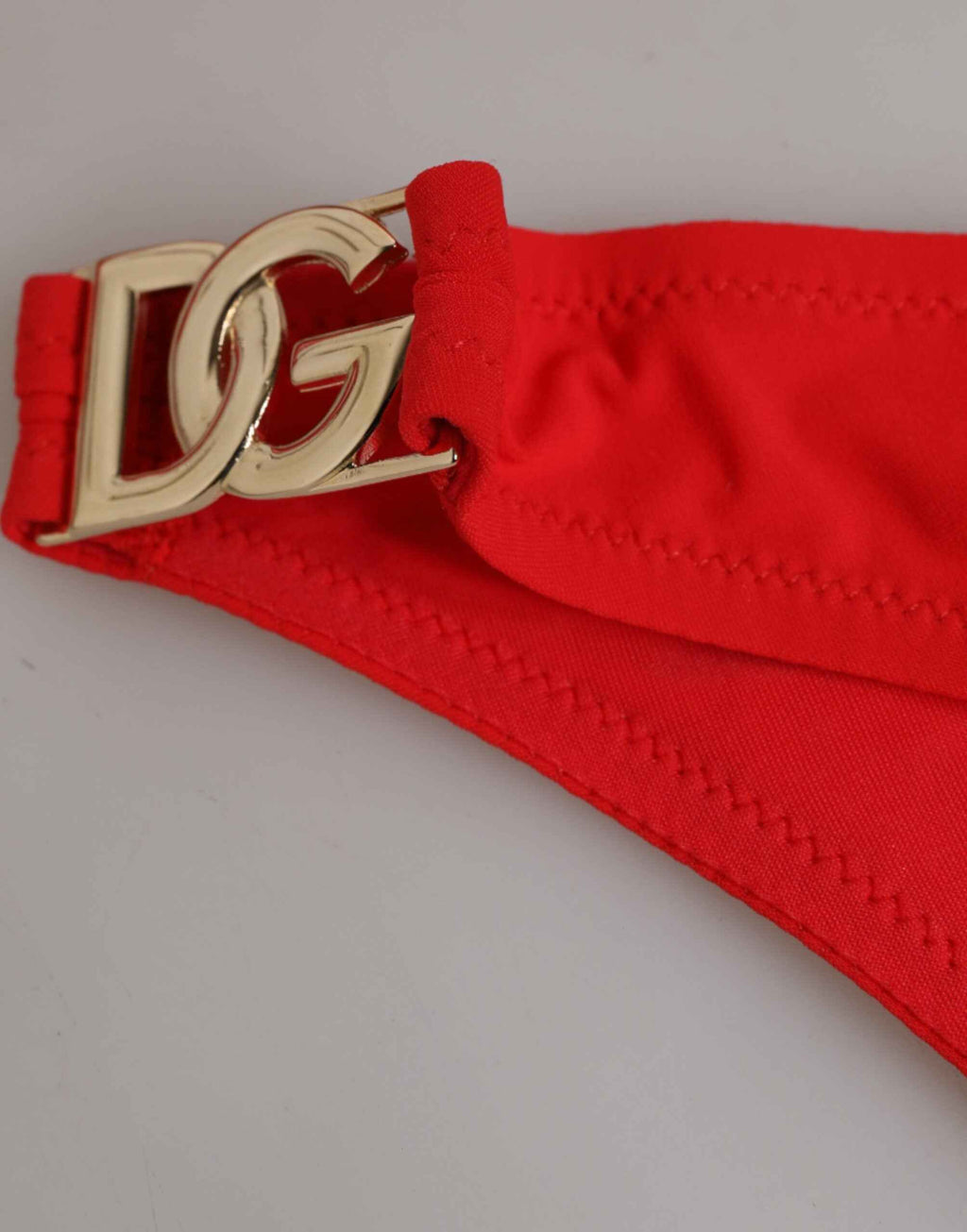 Dolce & Gabbana Red Nylon Swimsuit 2 Piece Top Bottom Swimwear