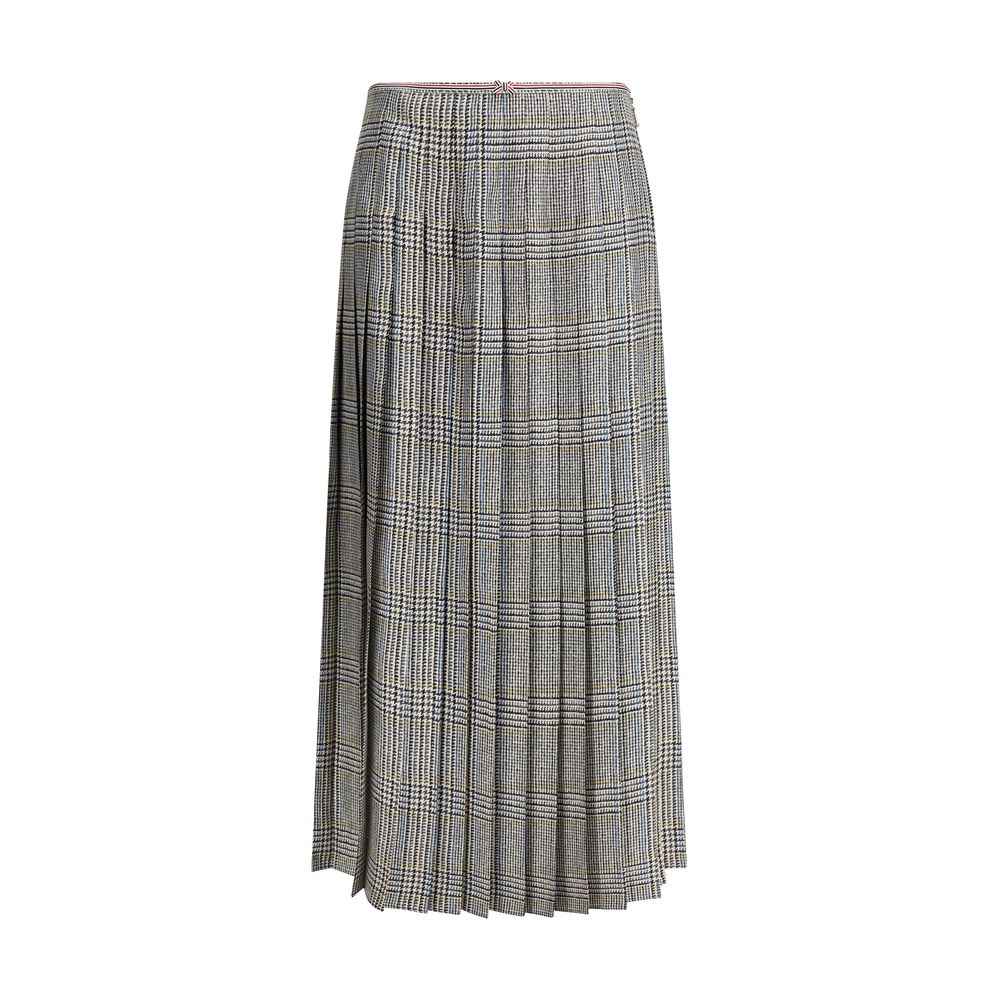 Thom Browne Silk Tweed Skirt