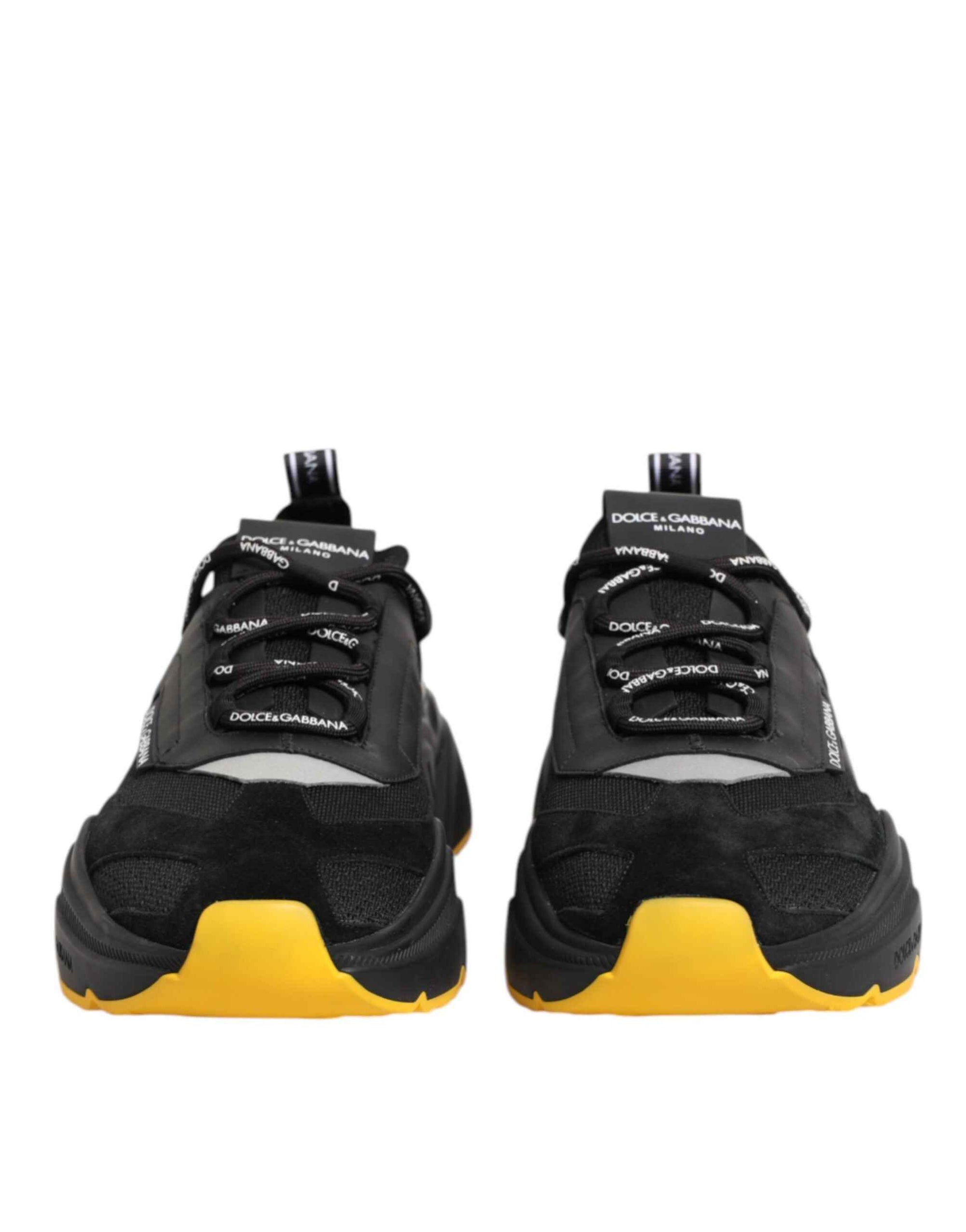 Dolce & Gabbana Black Daymaster Low Top Men Sneakers Shoes