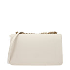 PINKO Beige Leather Crossbody Bag