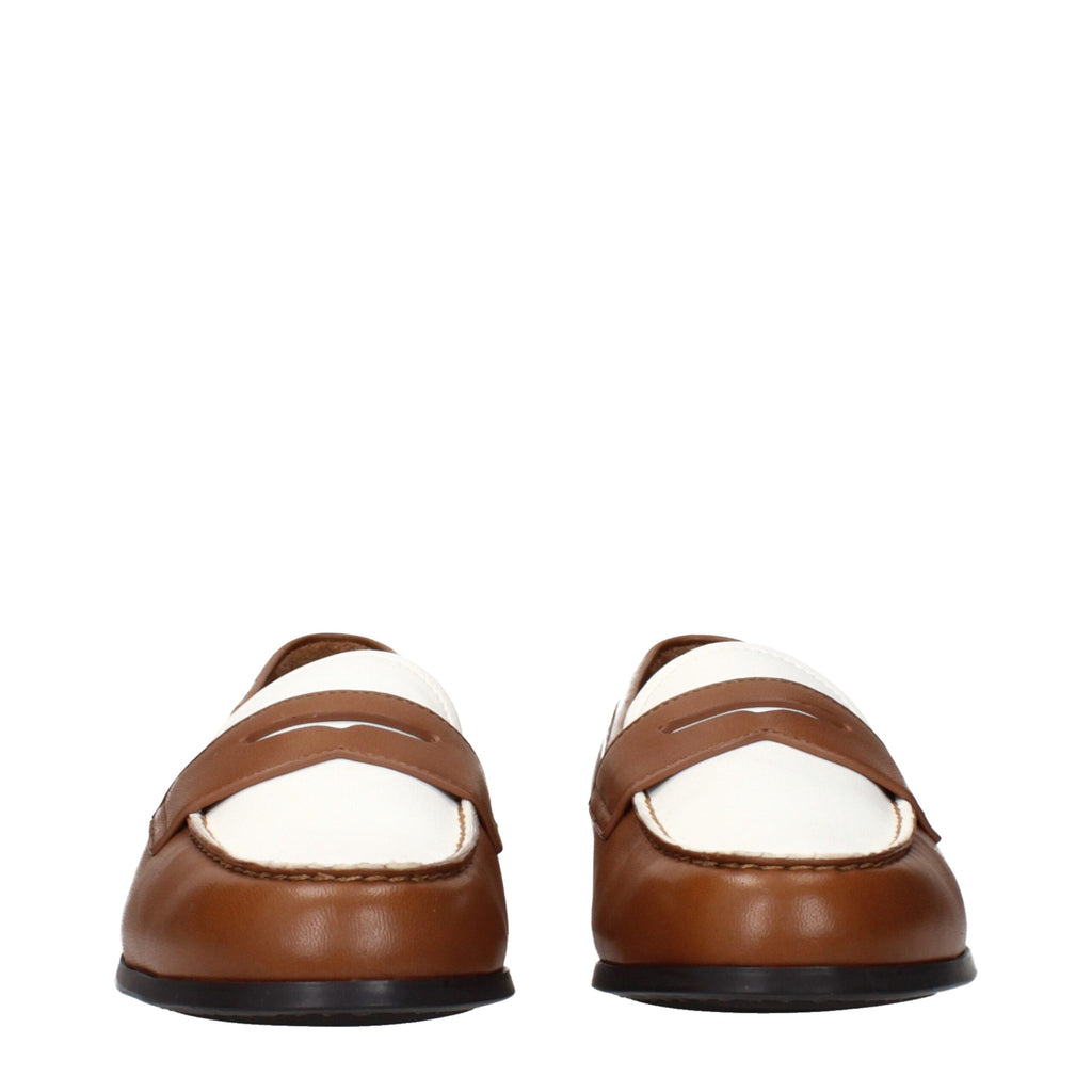 Church's Brown Leather Slip-On Loafers