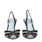 Valentino Garavani Black Leather High Heel Pumps