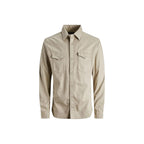 Jack Jones Beige Denim Shirt