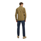 Jack Jones Green Denim Shirt