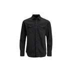 Jack Jones Black Denim Shirt