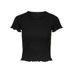 Only Black Polyester T-Shirt