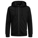 Jack Jones Black Cotton Hoody